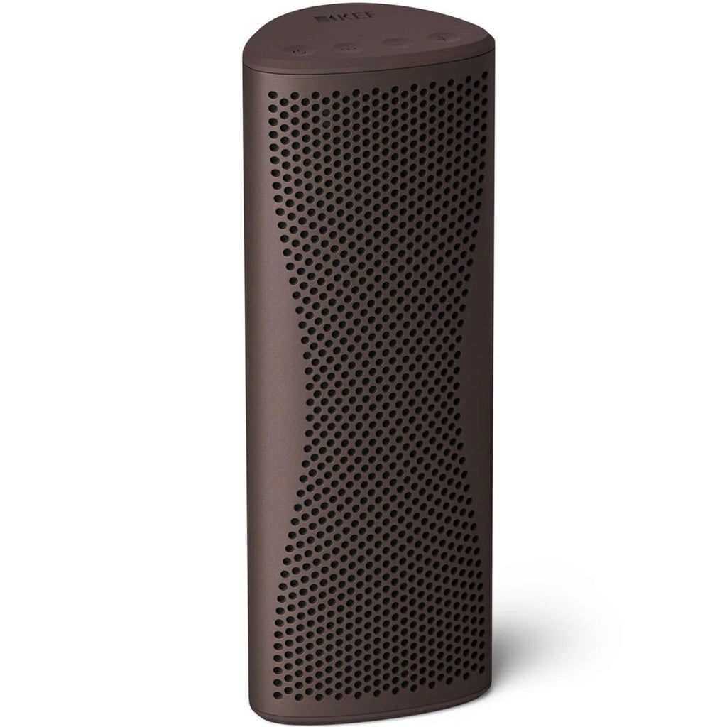 KEF Muo portable speakers, brown top view