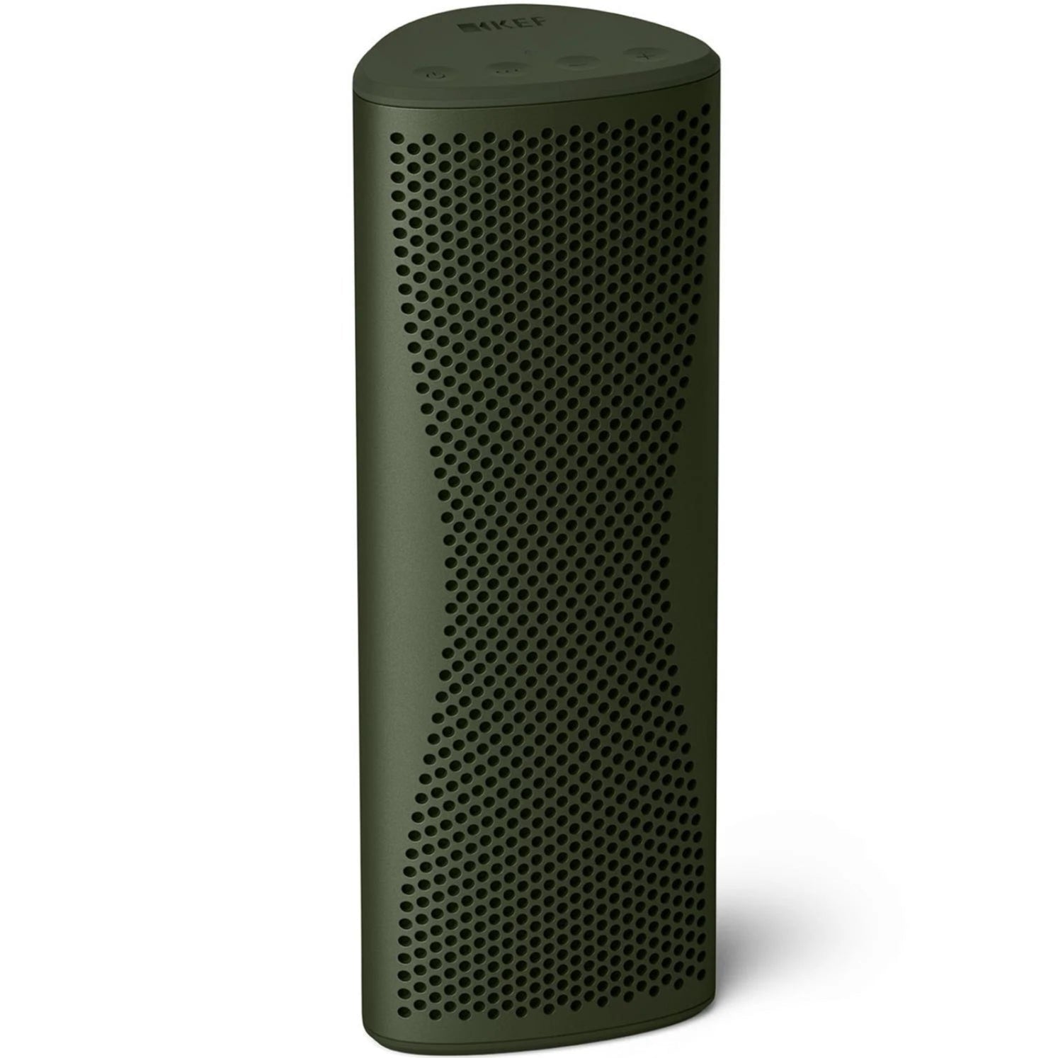 KEF Muo portable speakers, green front view