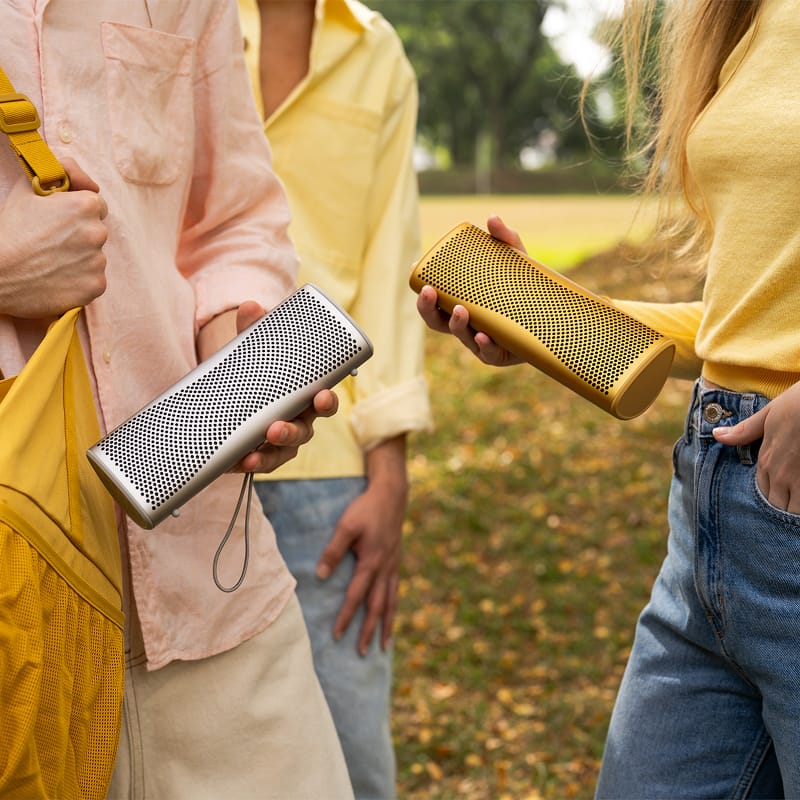 KEF Muo portable speakers, lifestyle shot 4