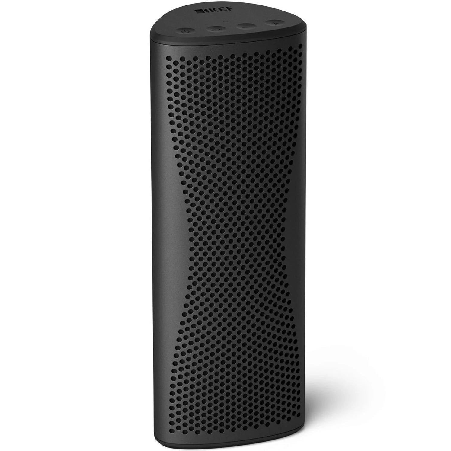 KEF Muo portable speakers, midnight front view