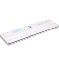 Arturia KeyLab Essential 61 MK3 MIDI keyboard in alpine white with control knobs and keys, ideal for music production.