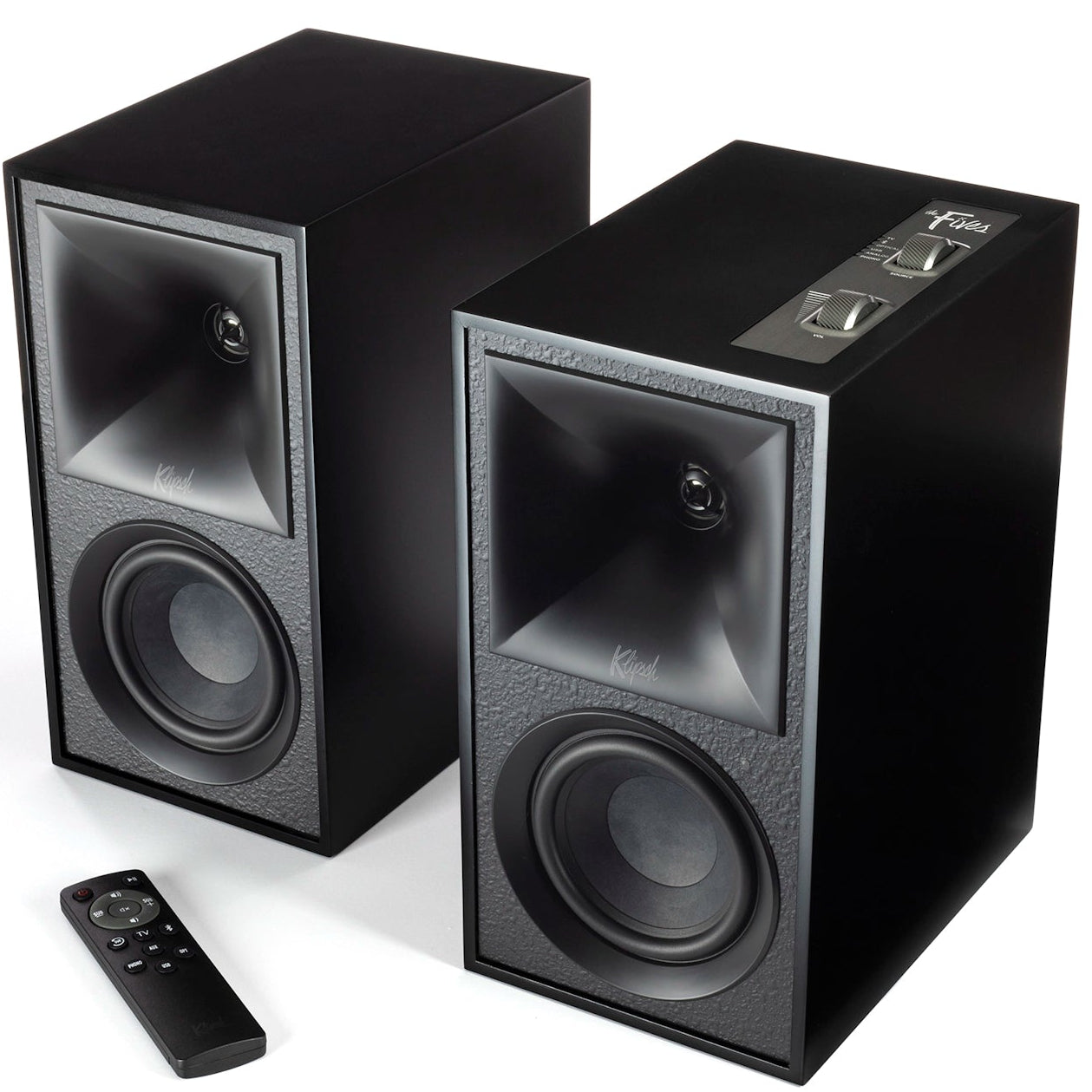 Klipsch The Fives active bookshelf speakers, top