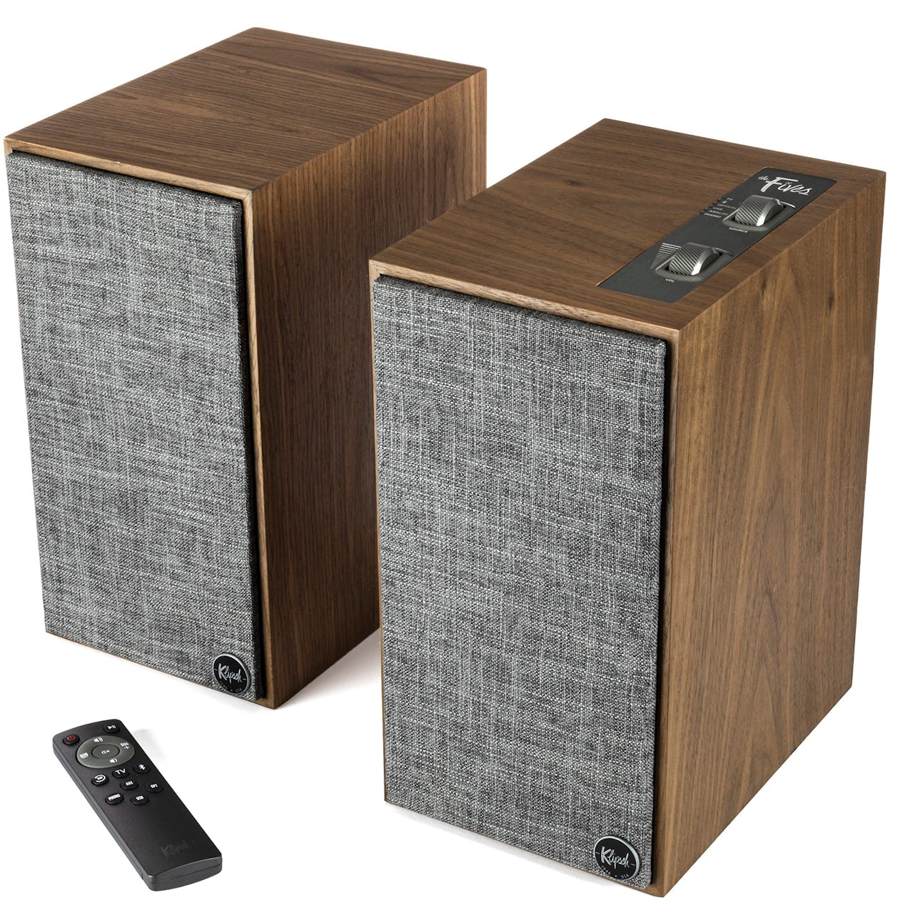 Klipsch The Fives active bookshelf speakers, top
