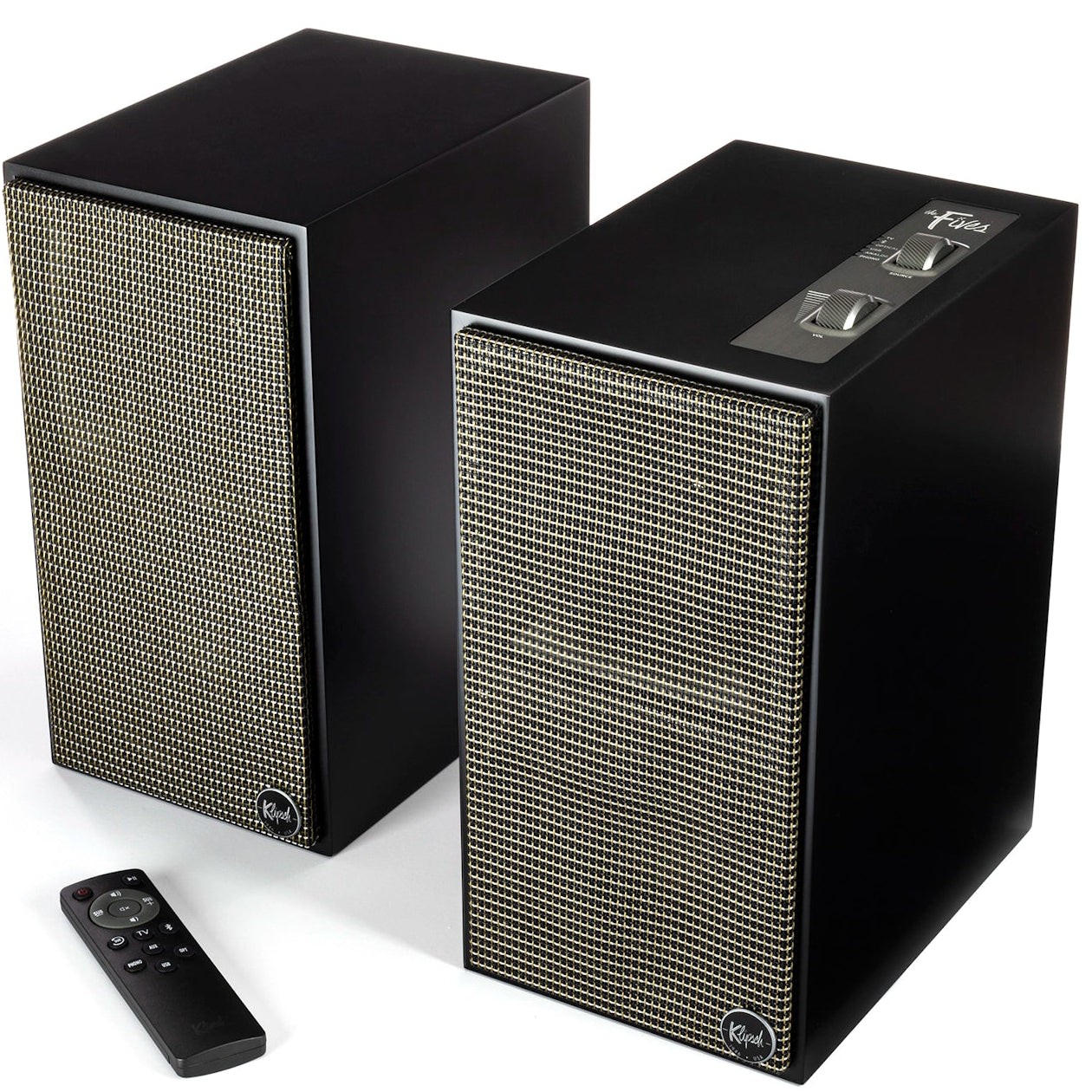 Klipsch The Fives active bookshelf speakers, top