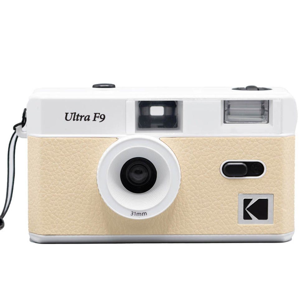 Kodak Ultra F9 Reusable Camera, beige.