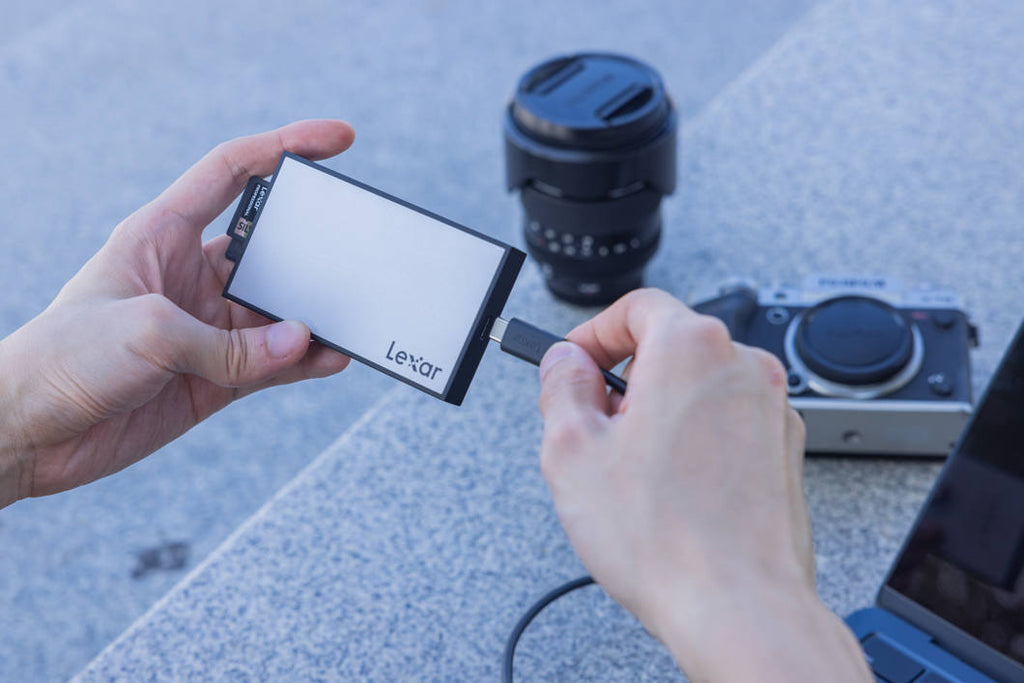 Lexar Workflow Dual-Slot SD UHS-II Card Reader.