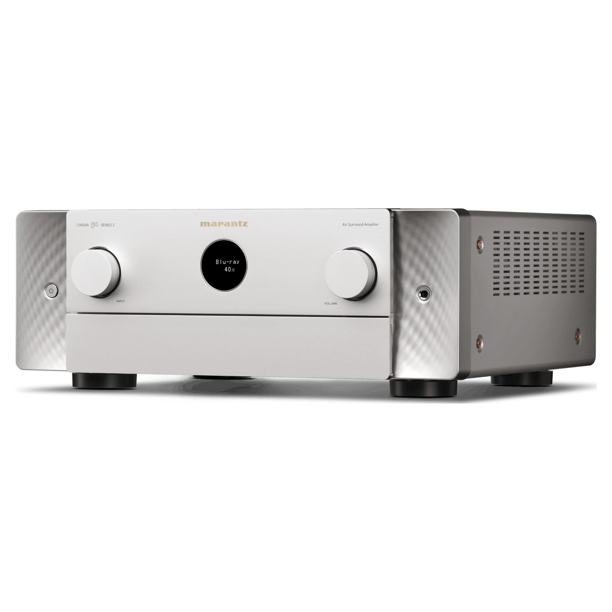 Marantz CINEMA 50 Series 2, Silver Gold, angled view