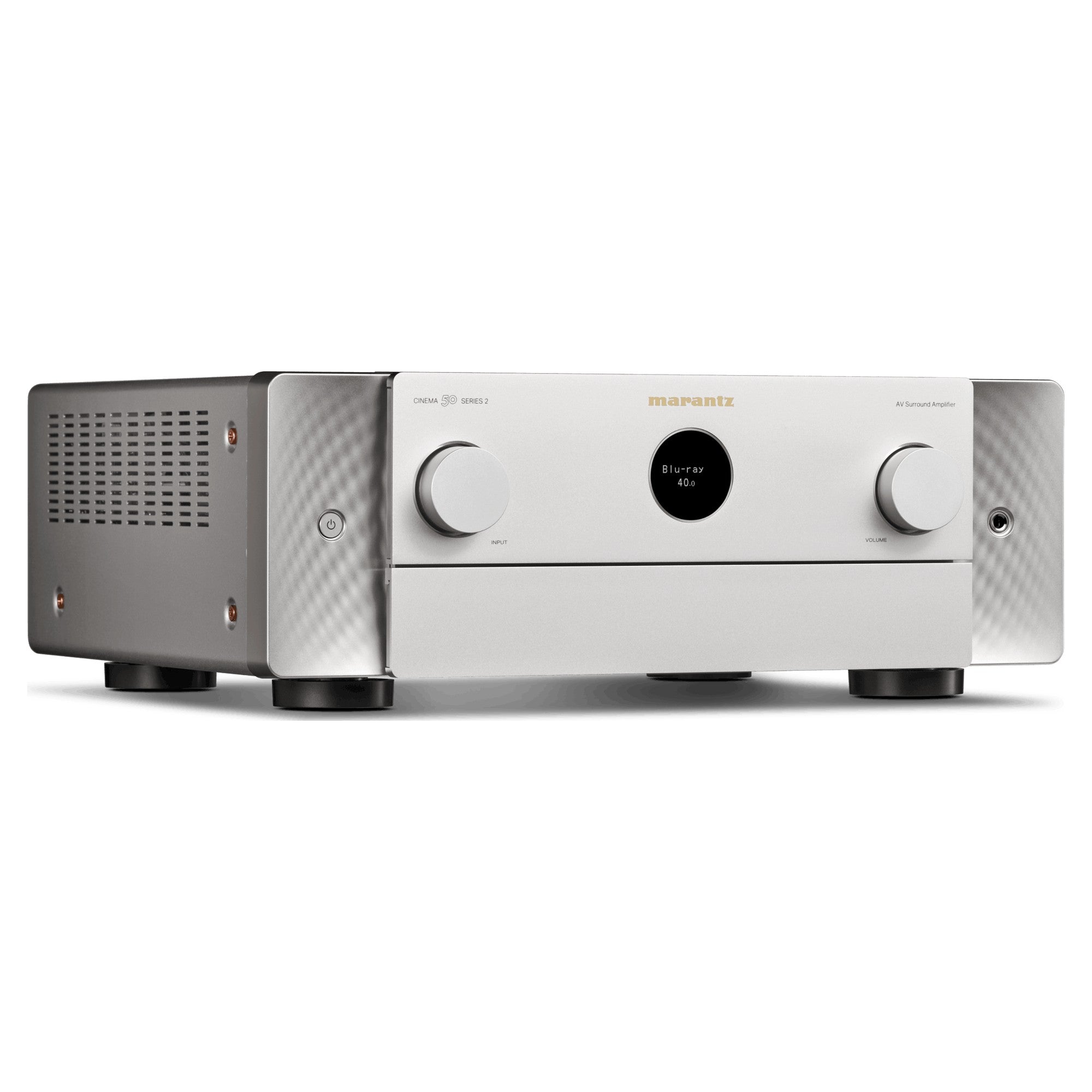 Marantz CINEMA 50 Series 2, Silver Gold, angled view