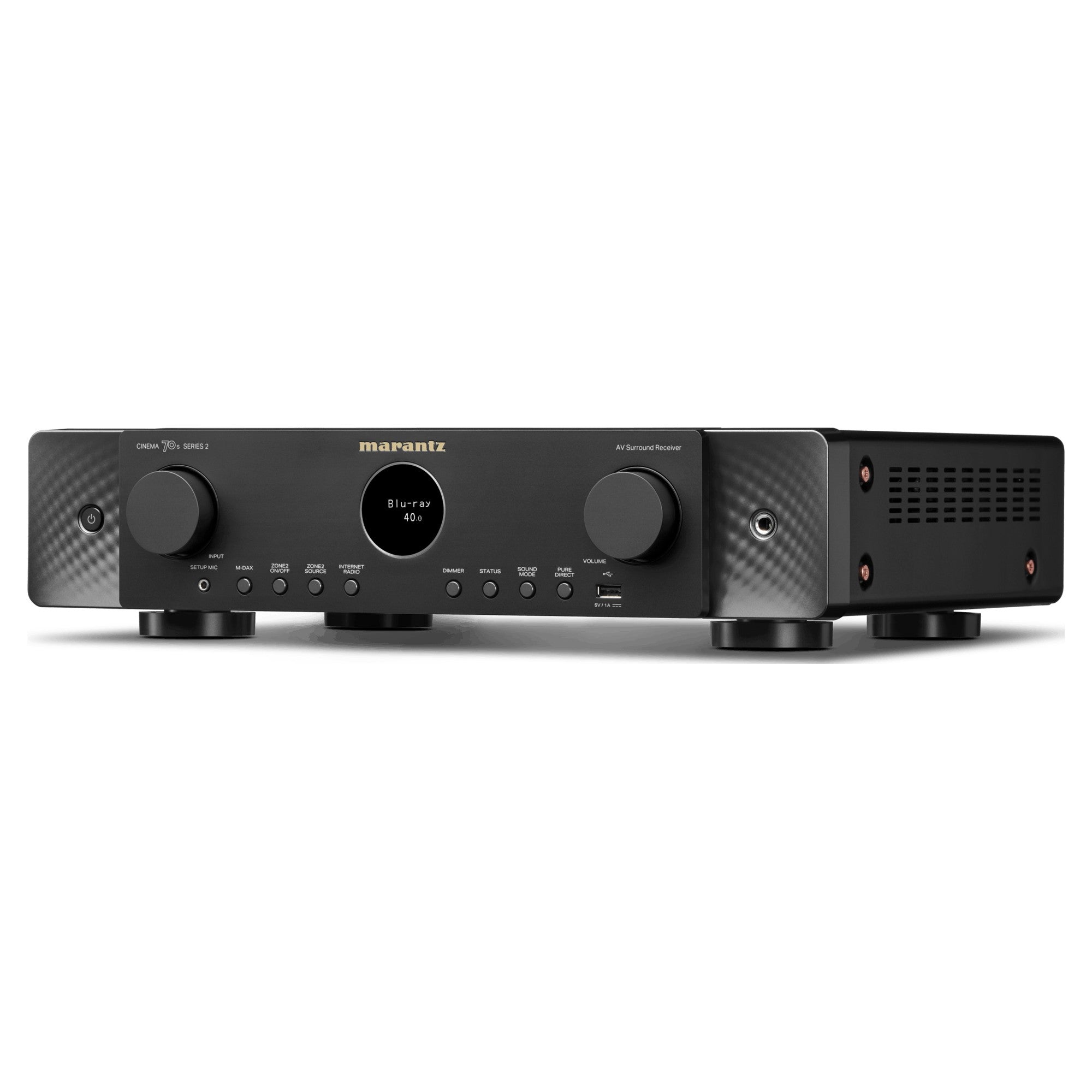 Marantz CINEMA 70s Series 2, Black, angled view