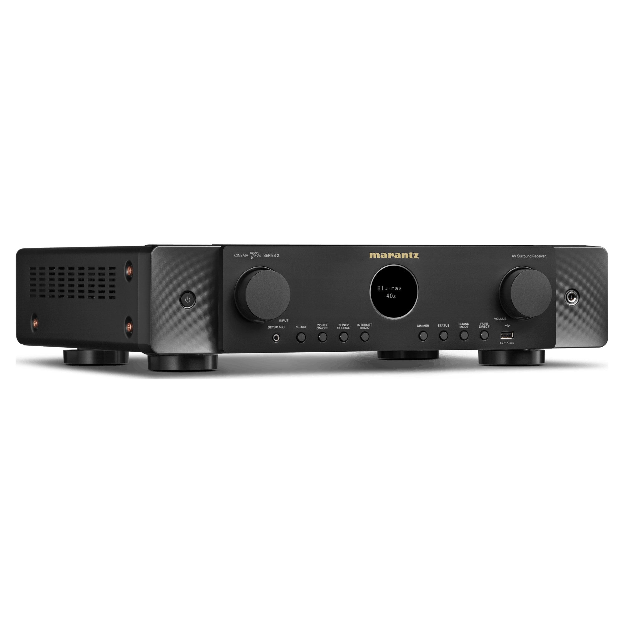 Marantz CINEMA 70s Series 2, Black, angled view