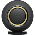 Marantz Horizon wireless speakers in sleek black finish, featuring modern design and multiple connectivity options.
