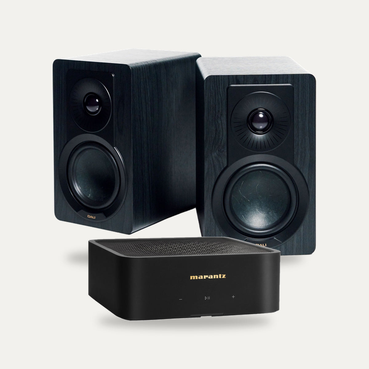 Marantz MODEL M1 + DALI KUPID Streaming System – Speaker Finish Black Ash