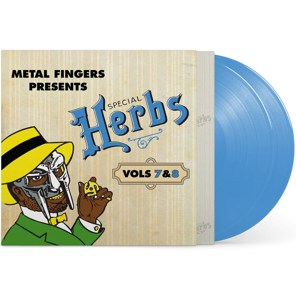 MF DOOM – Special Herbs Vol. 7 & 8 vinyl 2LP, sky blue colored vinyl record