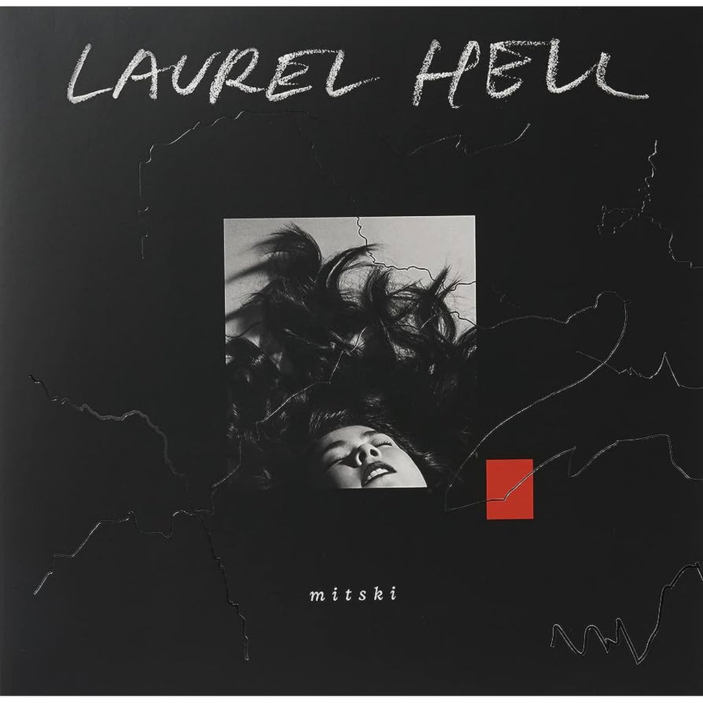 Black vinyl LP of Mitski's Laurel Hell album by Dead Oceans, featuring the record sleeve with album artwork.