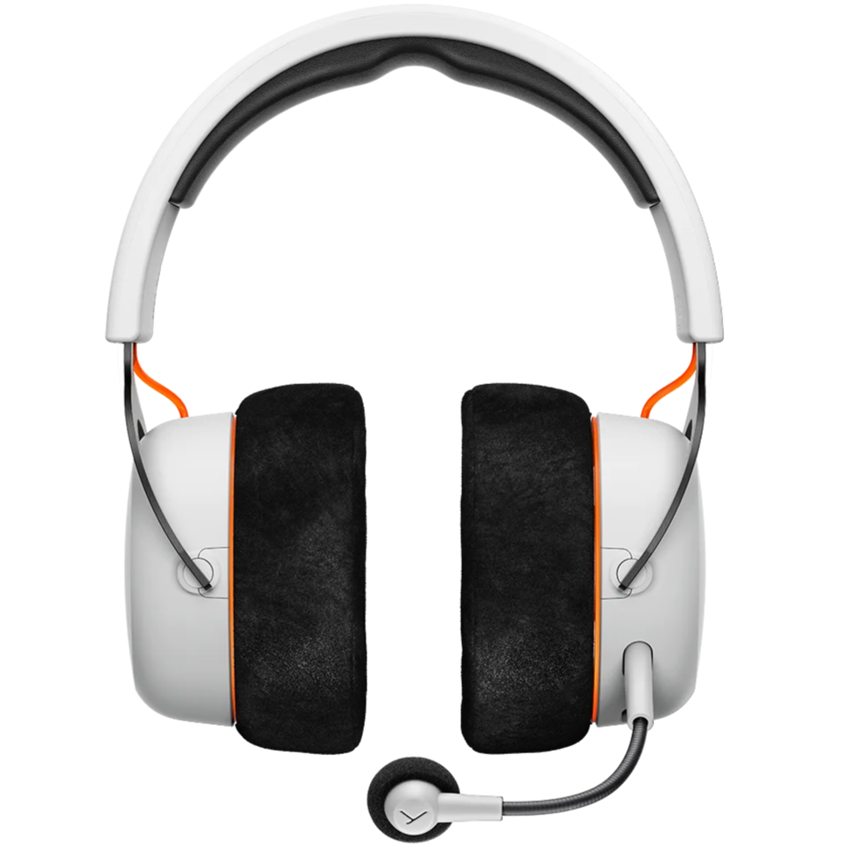 Beyerdynamic MMX 150 Wireless gaming headset, side view in Arctic White