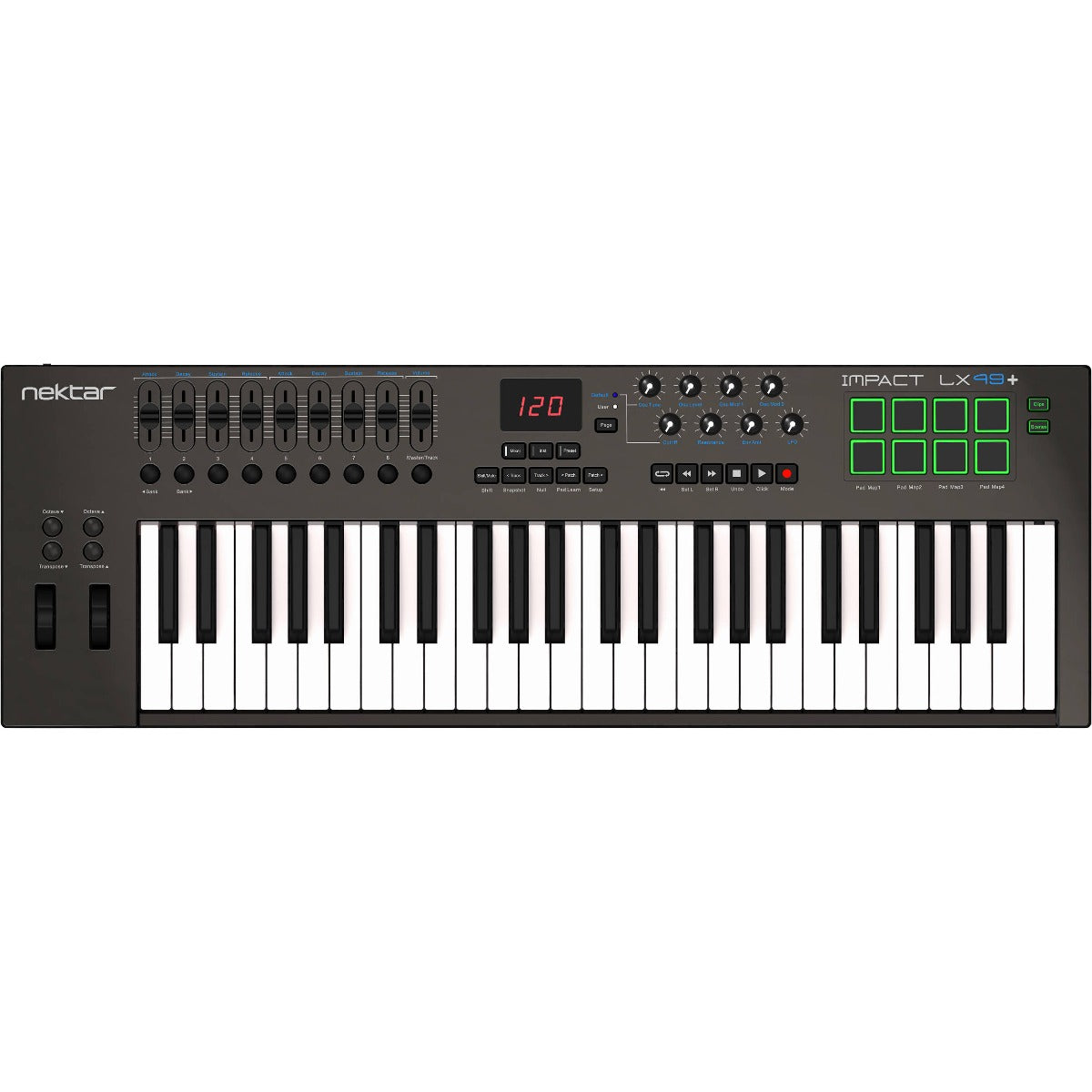 Nektar Impact LX49+ midi keyboards