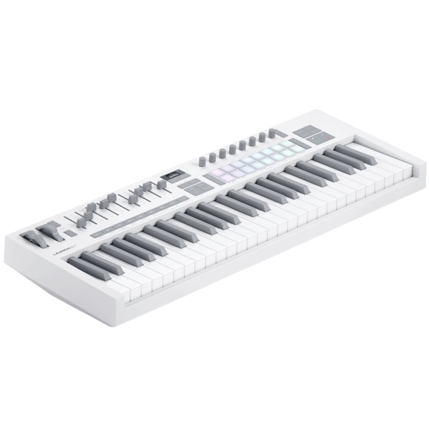 Novation Launchkey 49 MK4 MIDI keyboard, in white