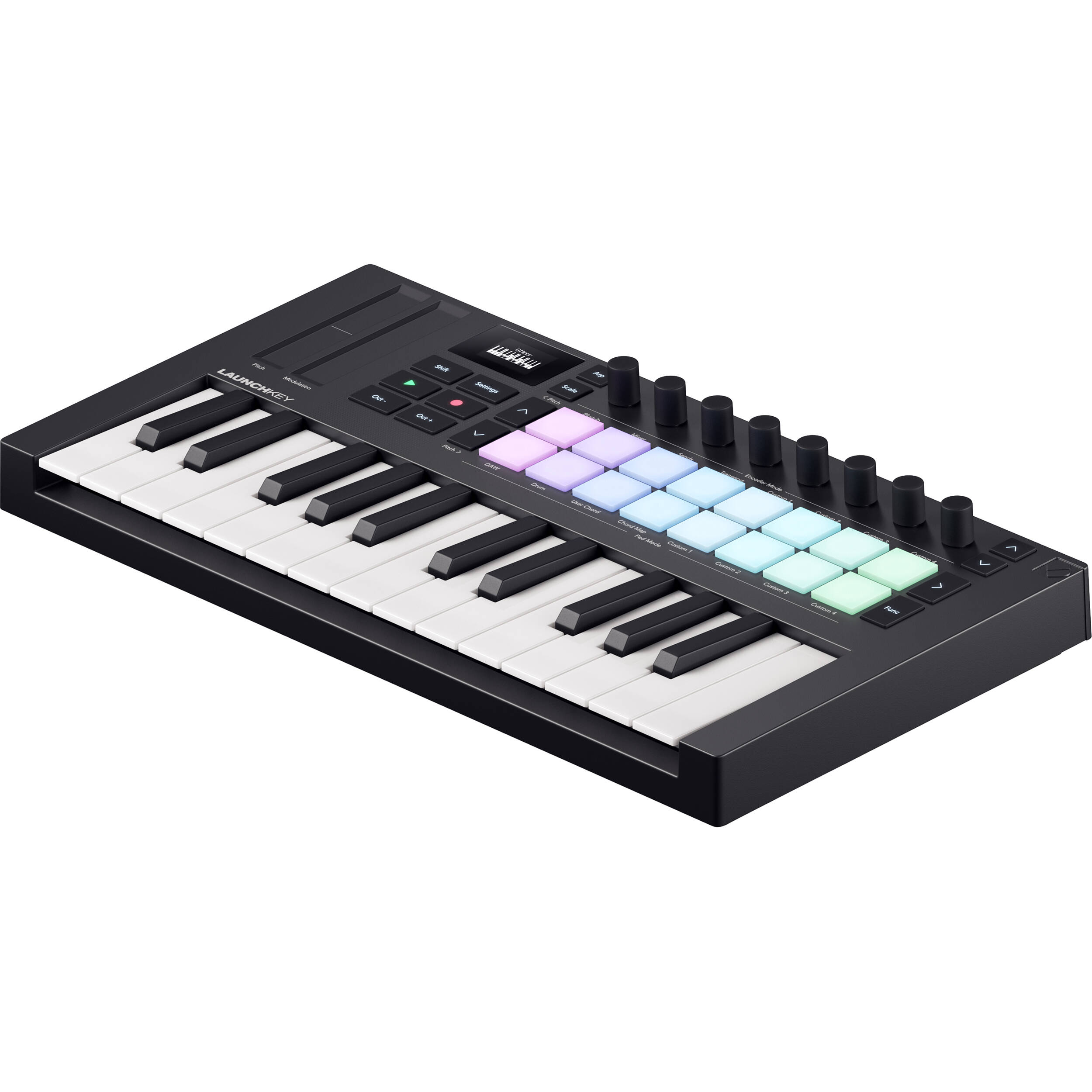 Novation Launchkey Mini 25 MK4 MIDI keyboard, in black