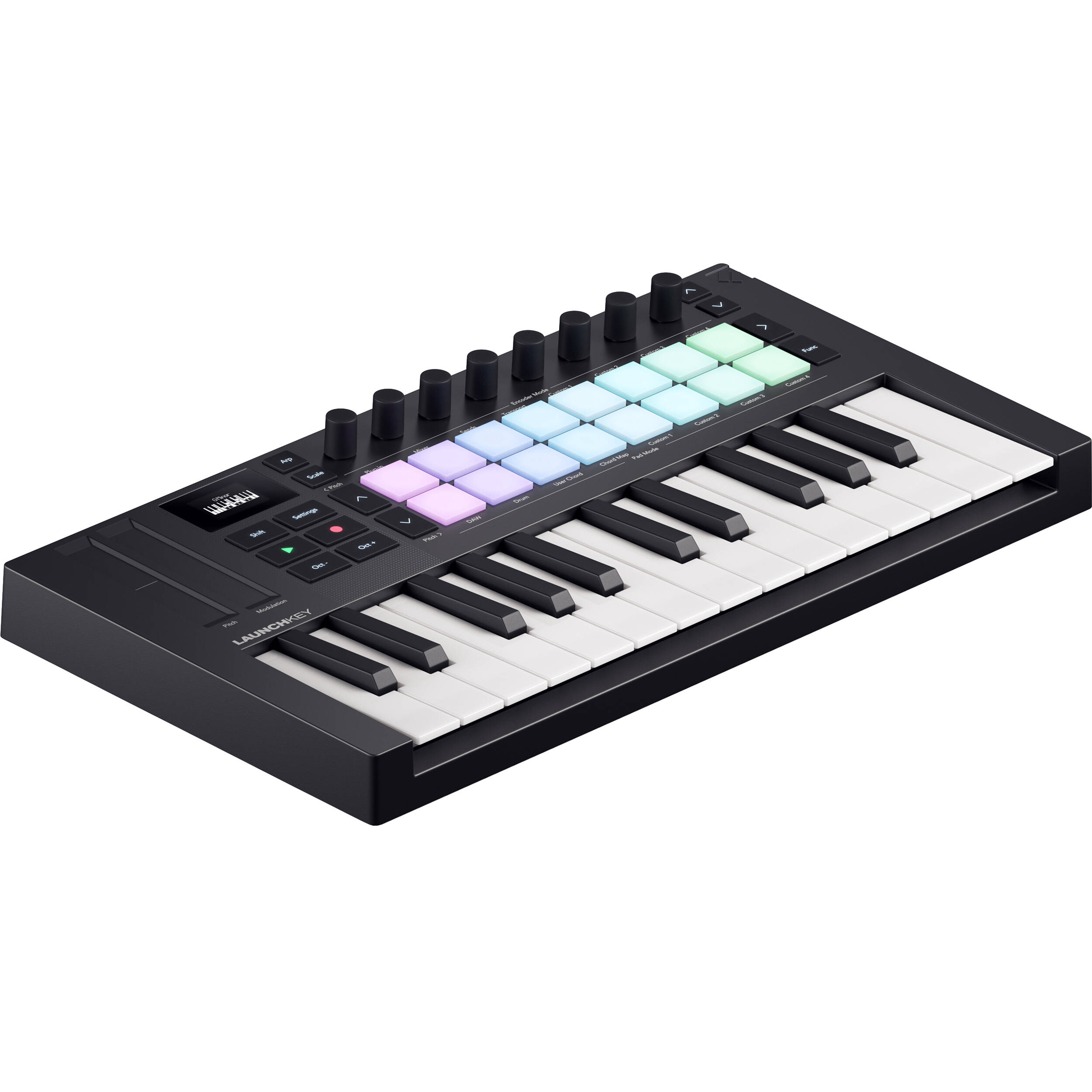 Novation Launchkey Mini 25 MK4 MIDI keyboard, in black