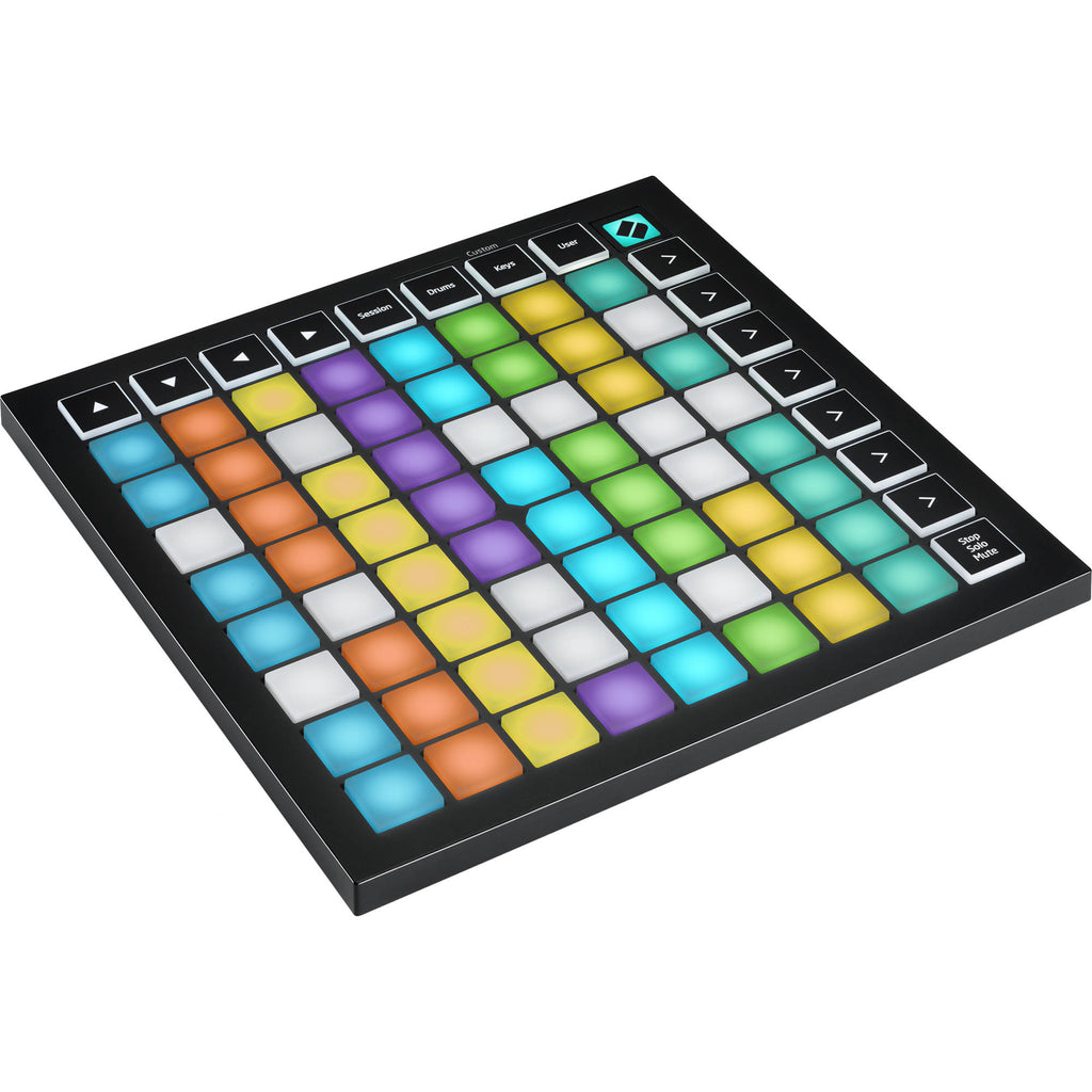 Novation Launchpad Mini MK3 grid controller, detail view