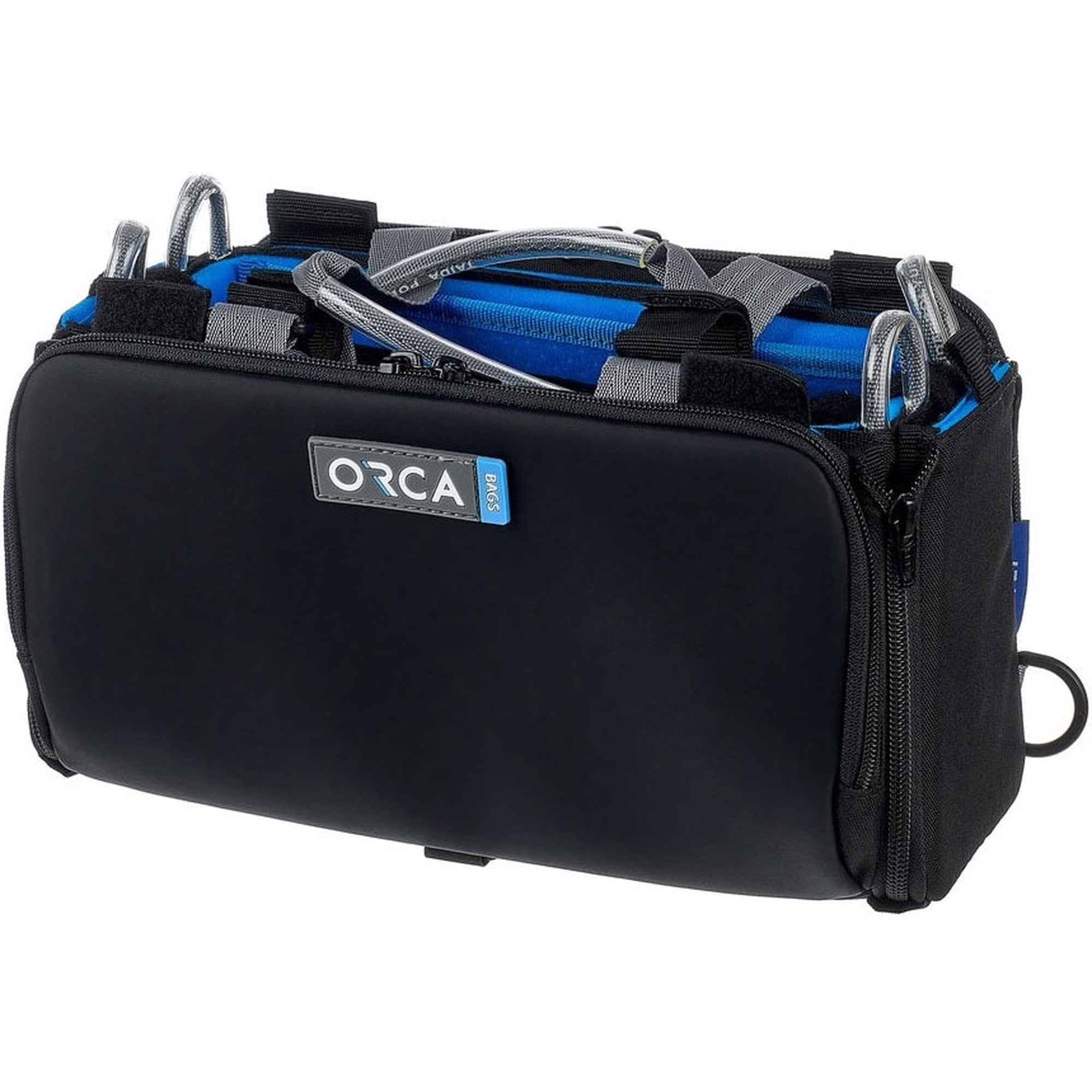 Orca Bags OR-27 microphone bag with padded exterior and carrying handle, designed for safe transport of microphones and accessories.