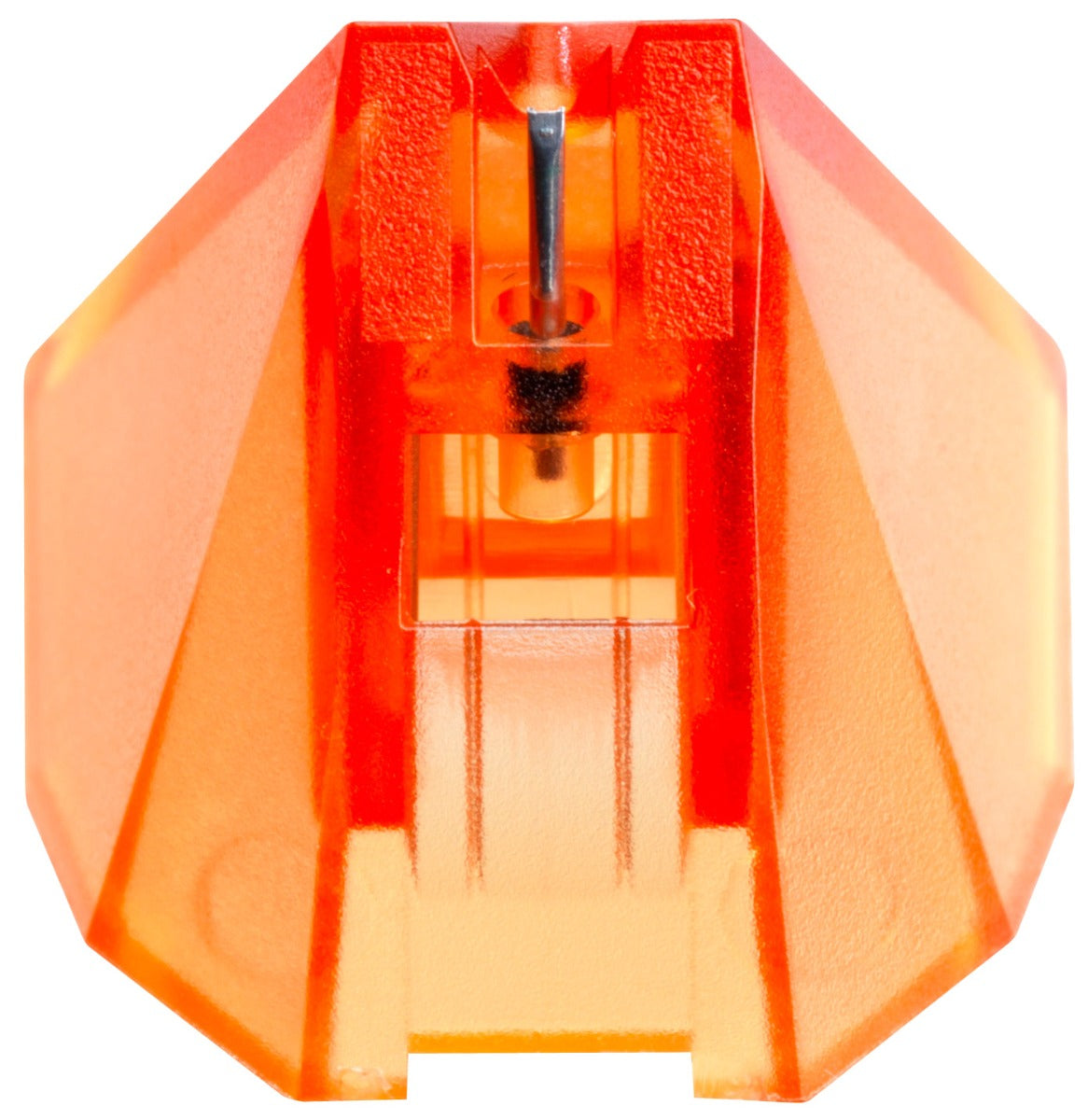 Ortofon 2M Bronze stylus for turntable, detailed view of the high-quality turntable stylus with a sleek design and fine tip.