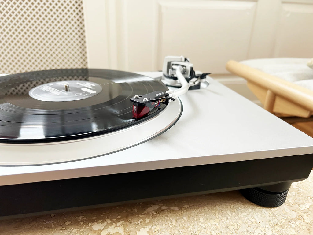 Ortofon 2M Red moving magnet turntable cartridge, lifestyle setup