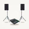 Yamaha DBR12 Pair + Mackie ProFX12v3 + K&M 21435 Band PA Set