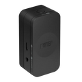 KEF KW2 RX receiver soundbar with sleek black design, multiple connection ports, and compact TV speaker for immersive audio.