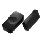 KEF KW2 RX soundbar TV speaker with sleek black design, featuring control buttons and connection ports on the side.