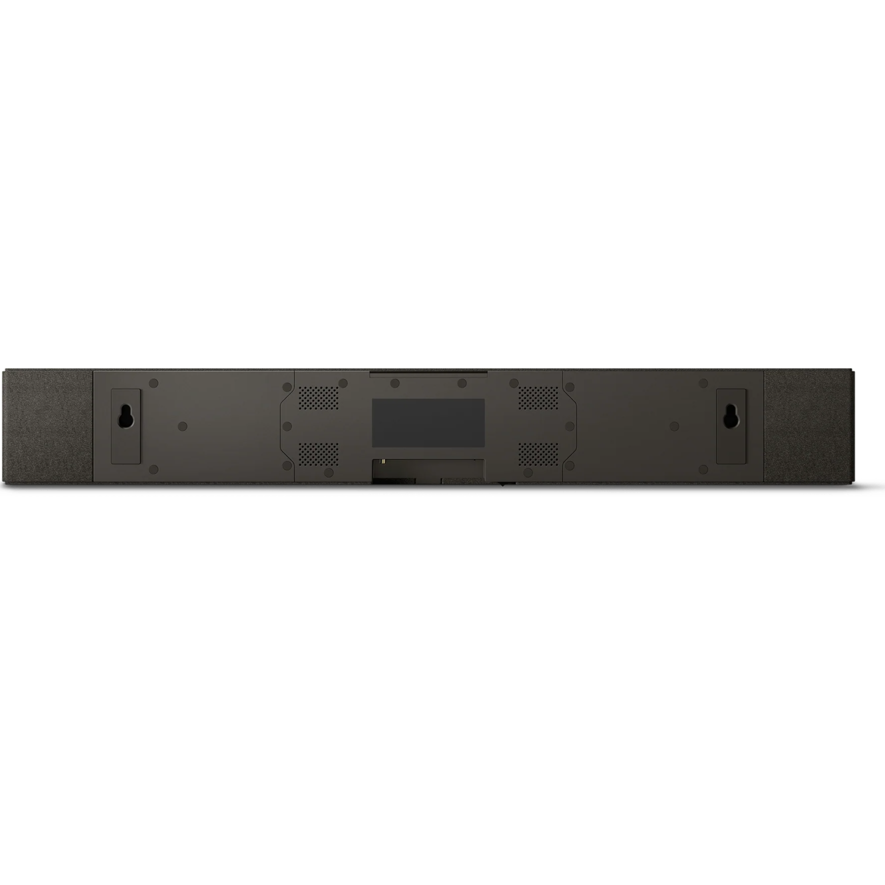 KEF XIO soundbar with sleek design and multiple speaker drivers, ideal for enhancing TV audio quality.