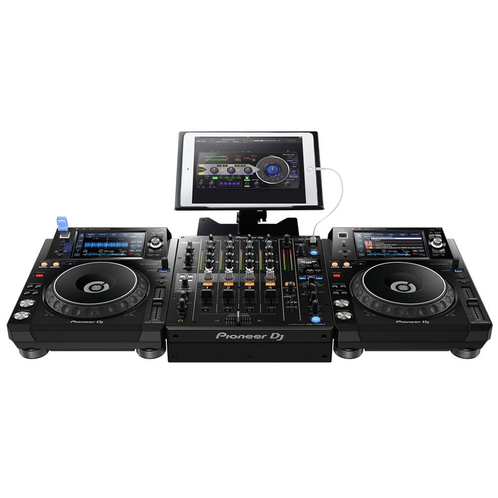 Pioneer DJ M-750MK2 dj mixers, angle 4