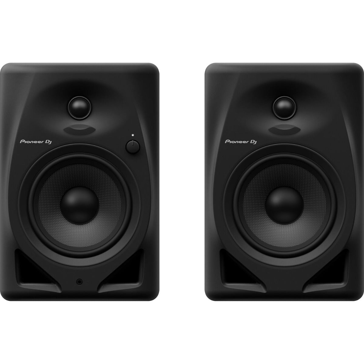 Pioneer DJ DM-50D desktop speakers, front view, black