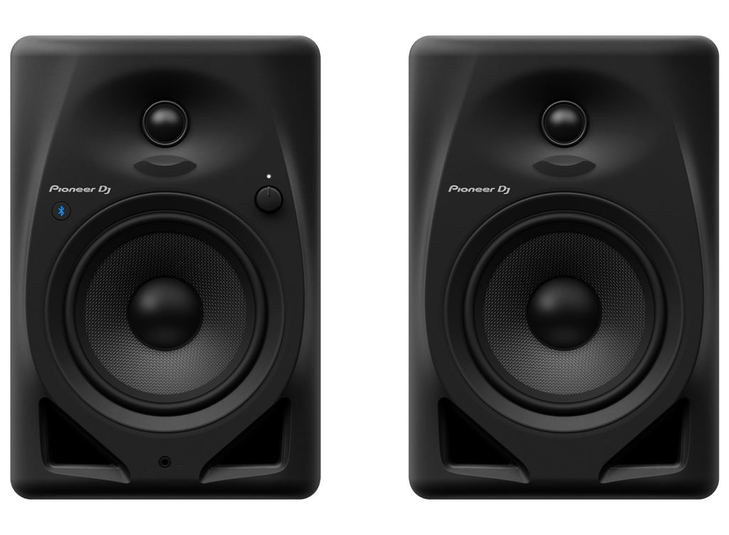 Pioneer DJ DM-50D-BT desktop monitors, front view