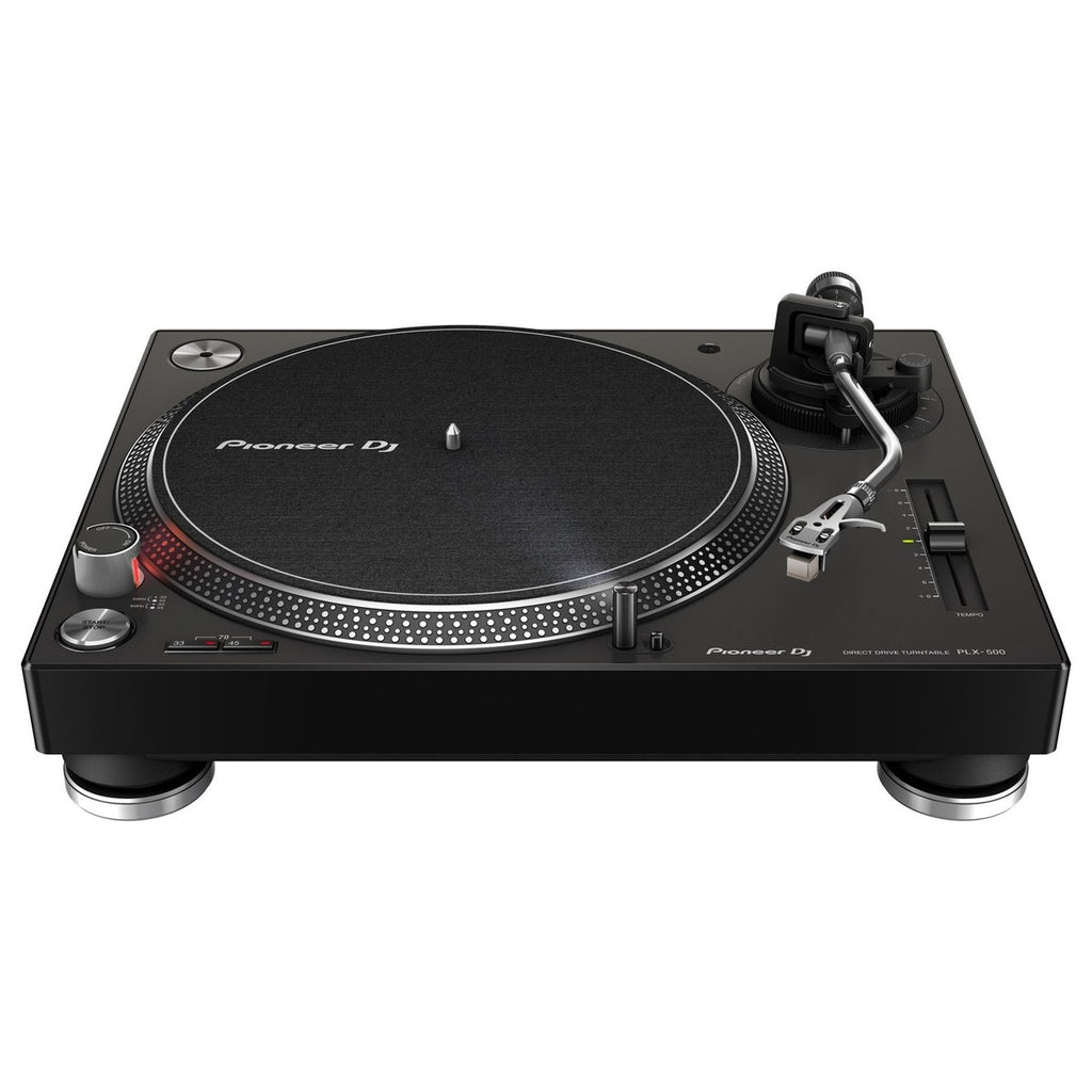 Pioneer DJ PLX-500 DJ turntable, in black