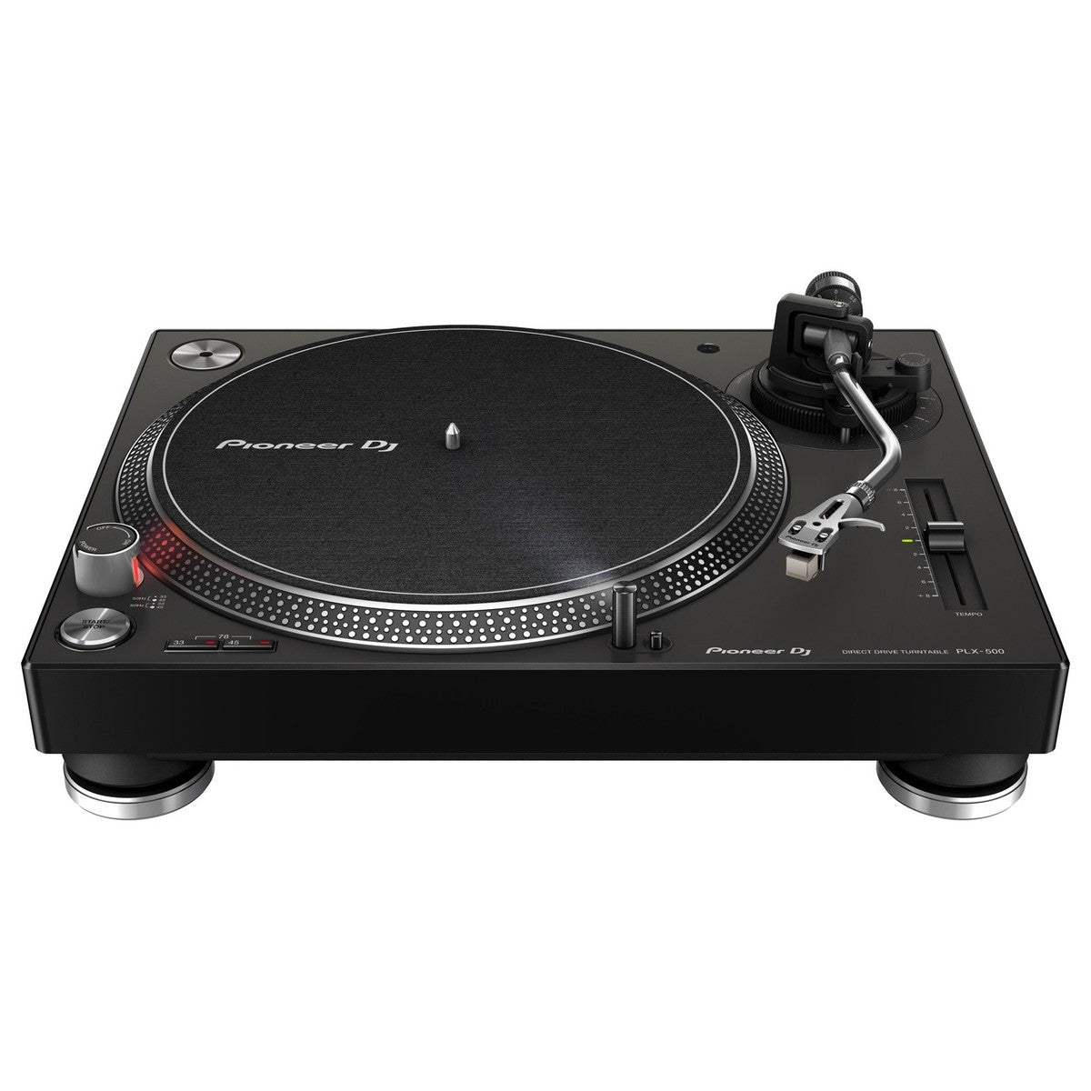 Pioneer DJ PLX-500 DJ turntable, in black