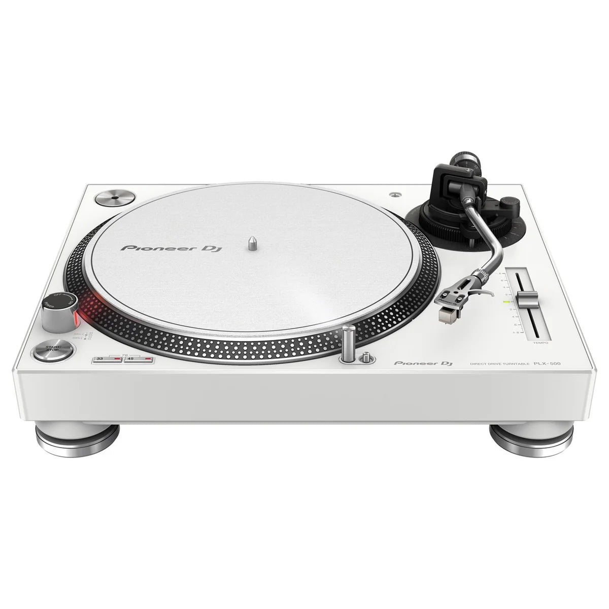 Pioneer DJ PLX-500 DJ turntable, in white