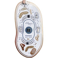 Playtronica Biotron gadget featuring a sleek metallic design with colorful buttons and glowing LED indicators.