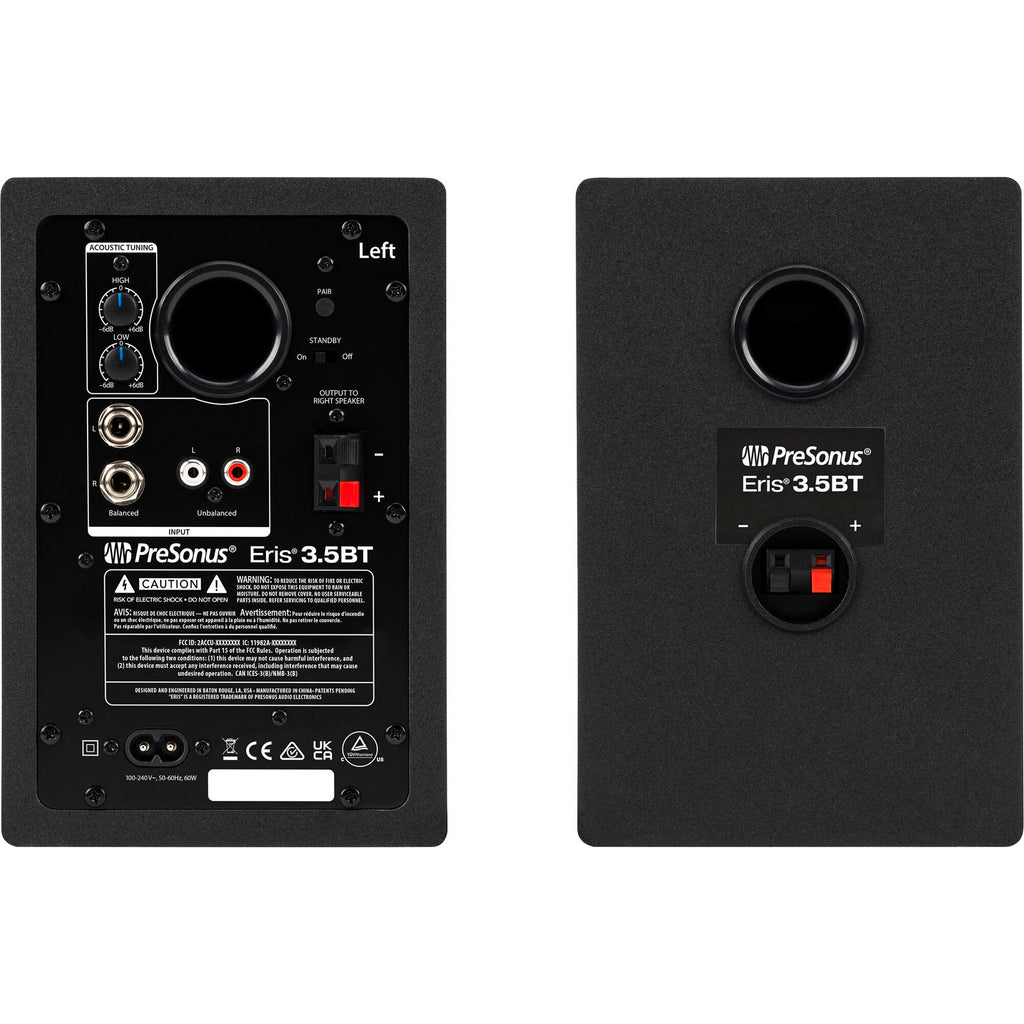 PreSonus Eris 3.5 BT 2nd Gen active nearfield monitors