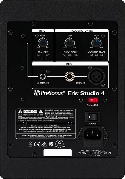 PreSonus Eris Studio 4, view 3
