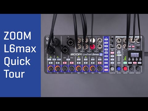 Zoom LiveTrak L6max