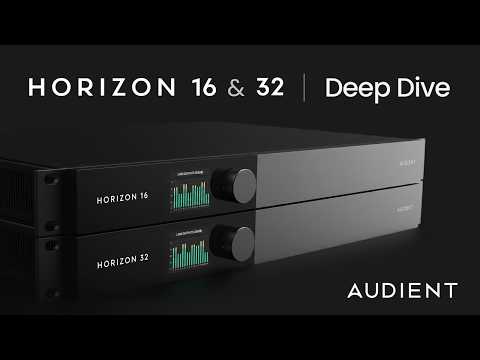 audient horizon 16 official Audient deep dive video