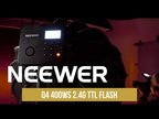 Neewer Q4 400Ws 2.4G TTL Flash