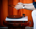 Pro-Ject Debut EVO 2 turntables, white lifestyle shot