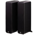 Q Acoustics M40 powered speakers, black, front view
