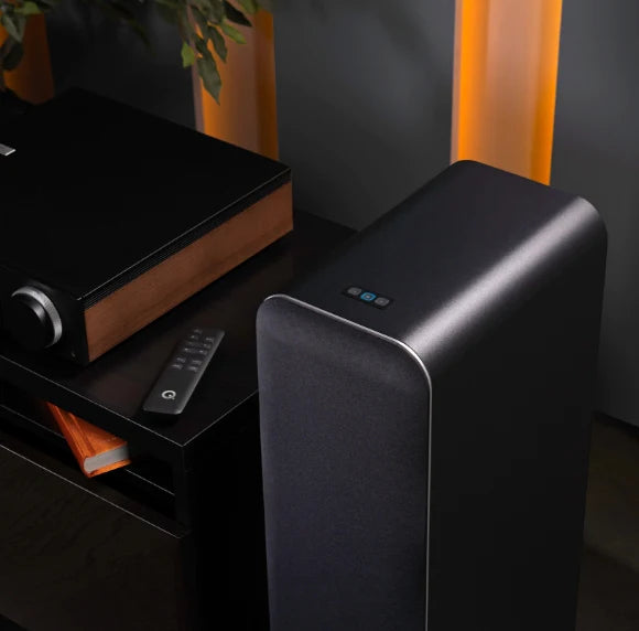 Q Acoustics M40 powered speakers, black