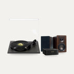 Rega Planar 1 Plus + Marantz MODEL M1 + DALI KUPID Vinyl System – Turntable Finish Matte Black, Speaker Finish Walnut
