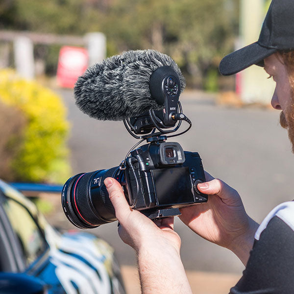 Rode DeadCat VMP+ microphone windshield.