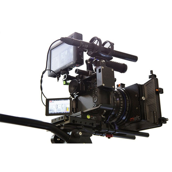 Rode NTG4 shotgun microphone with a sleek black body and adjustable mounting, designed for professional audio recording.