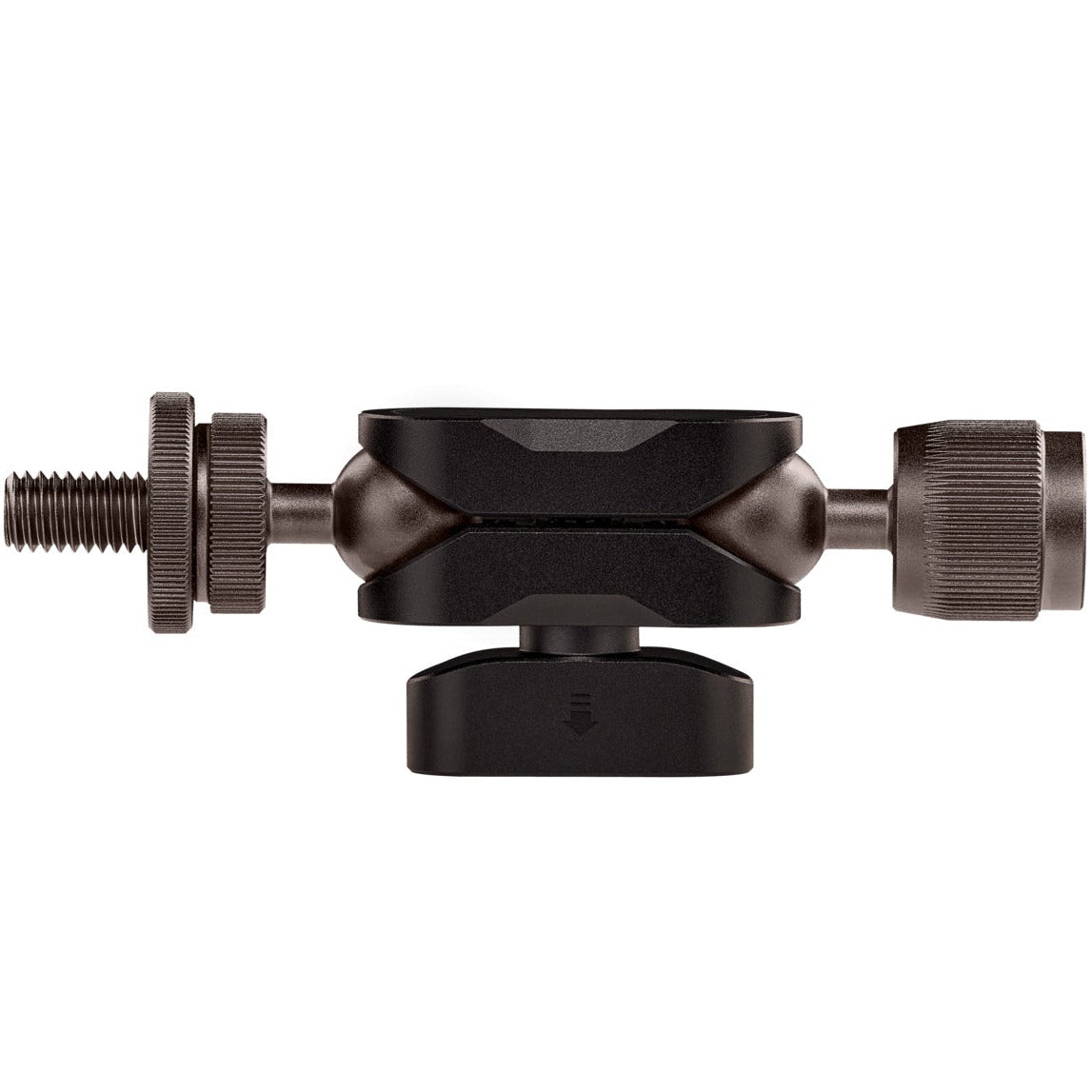 Rode Universal Ball Mount for microphone shock mounts, adjustable black metal microphone shock mount adapter with flexible ball joint